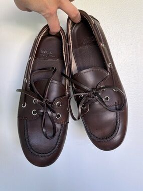 Jeffrey Campbell Brown Leather Boat Shoes